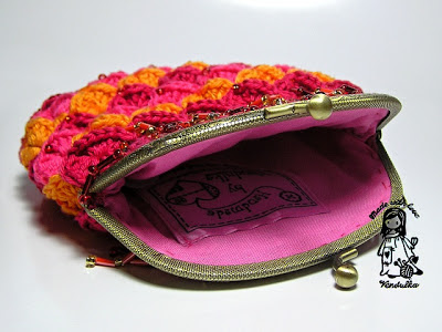 Crocodile stitch evening purse, crochet purse, chrochet evening purse, crocodile stitch purse,