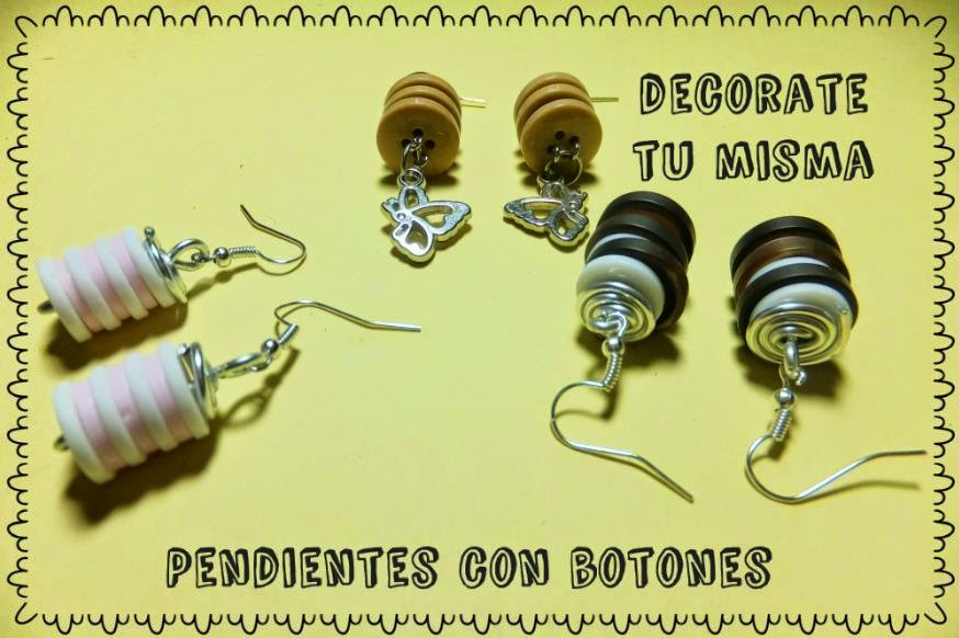 pendientes botones