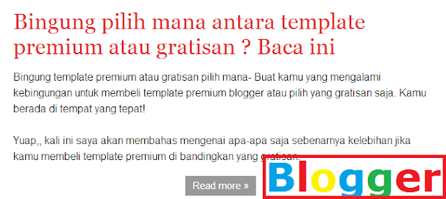 template blogger premium