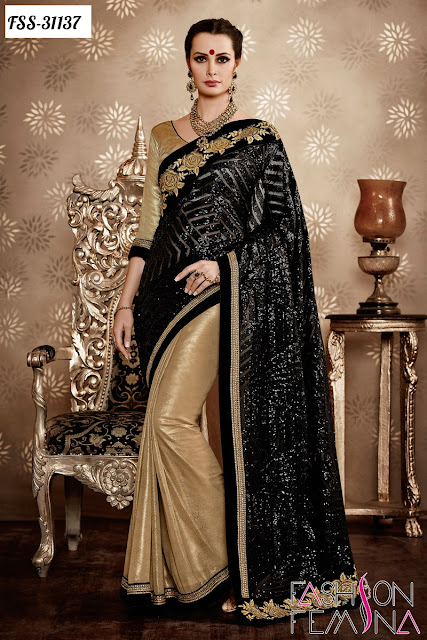 Wedding Designer Heavy Sarees 2016 Online Collection In India