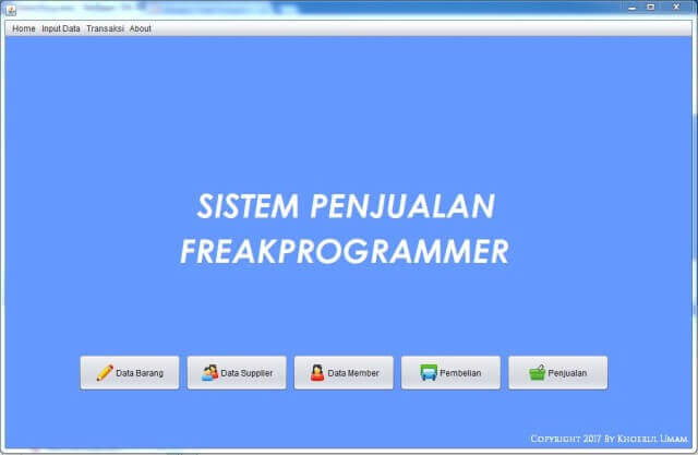 Aplikasi Penjualan Gratis