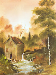 ross bob painting oil paintings landscape wet techniques technique paint canvas watercolor tv acrylic lesson joy