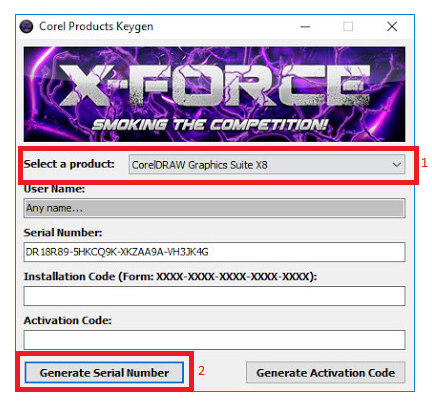 Keygen corel x7 x force download cara file