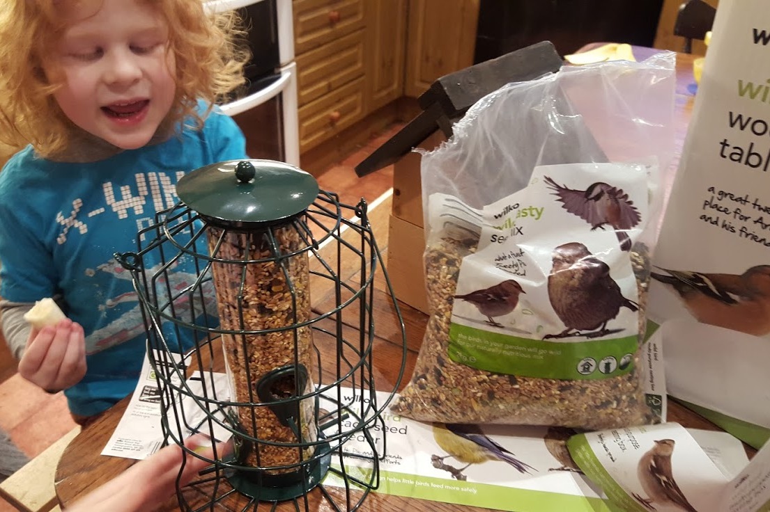 The Brick Castle The Wilko Wild Bird Project Feeding The Birds In Our