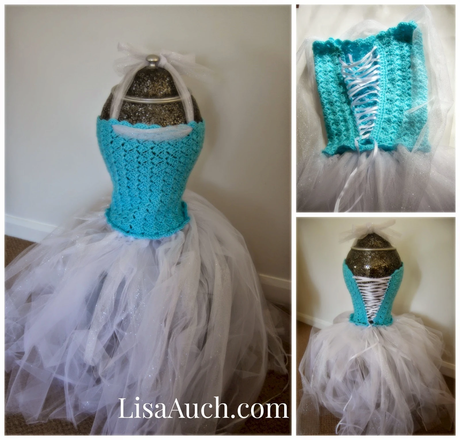 make your own elsa frozen dress - crochet tutu dress for older girl-tutu dress