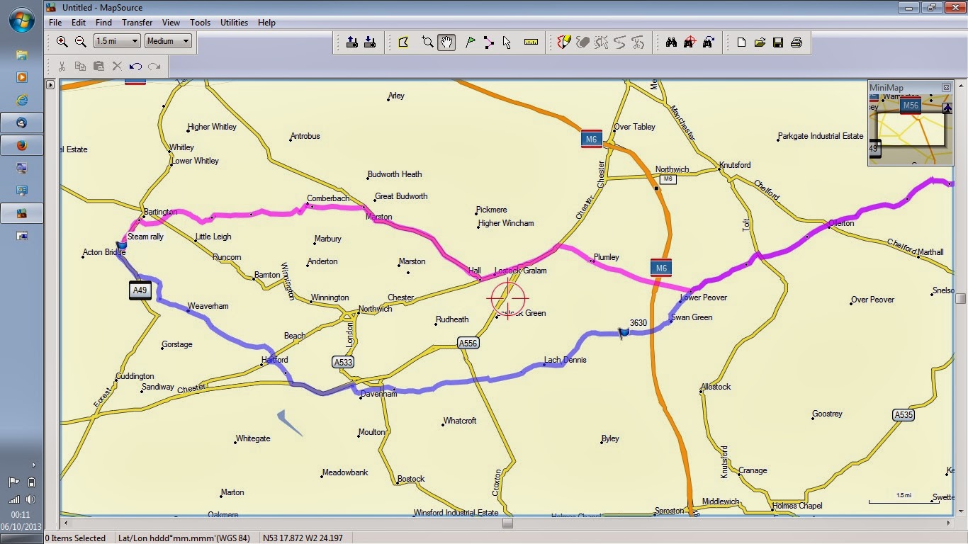 Vince's World Acton Bridge Steam up, 2013
