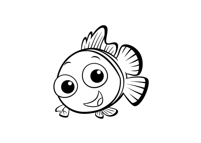 Baby Fish Pages Coloring Pages