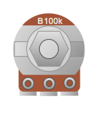 potentiometer B100k