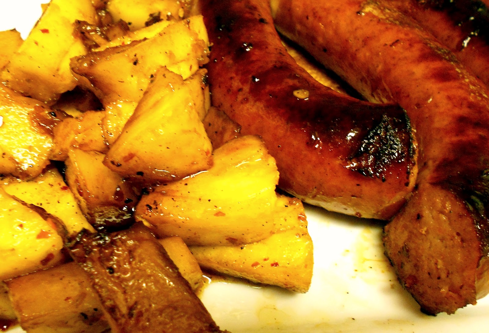 Orchis House Sausage Links with Pineapple