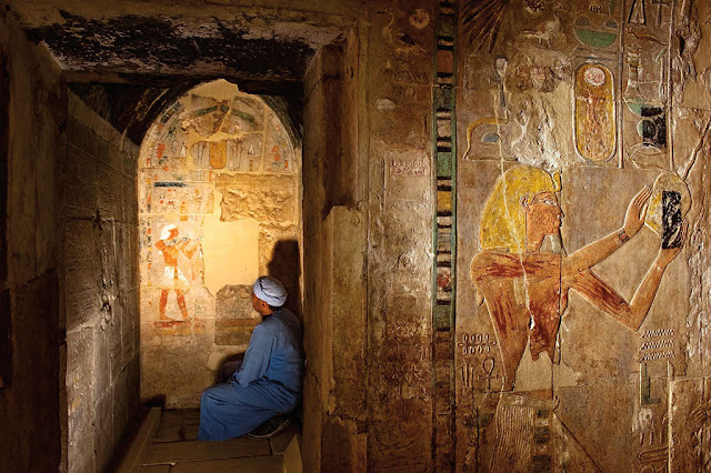 Sun Cult complex in Hatshepsut Temple - Tourism in Luxor - www.tripsinegypt.com