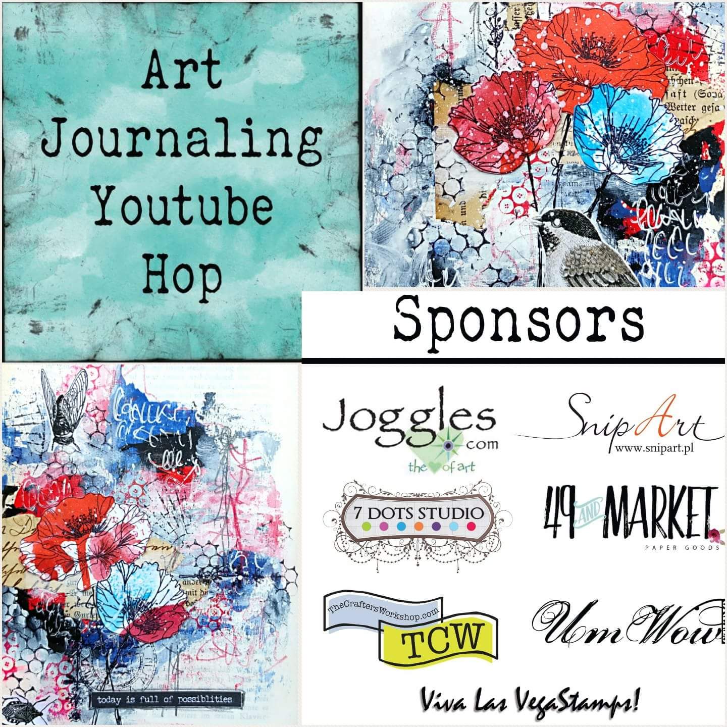 Art Journaling YouTube Hop