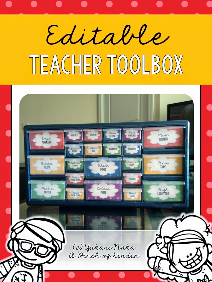 Primary Polka Dot Teacher Toolbox A Pinch of Kinder