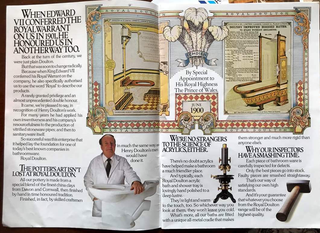 Twyford Bathrooms History The DOULTON Connection