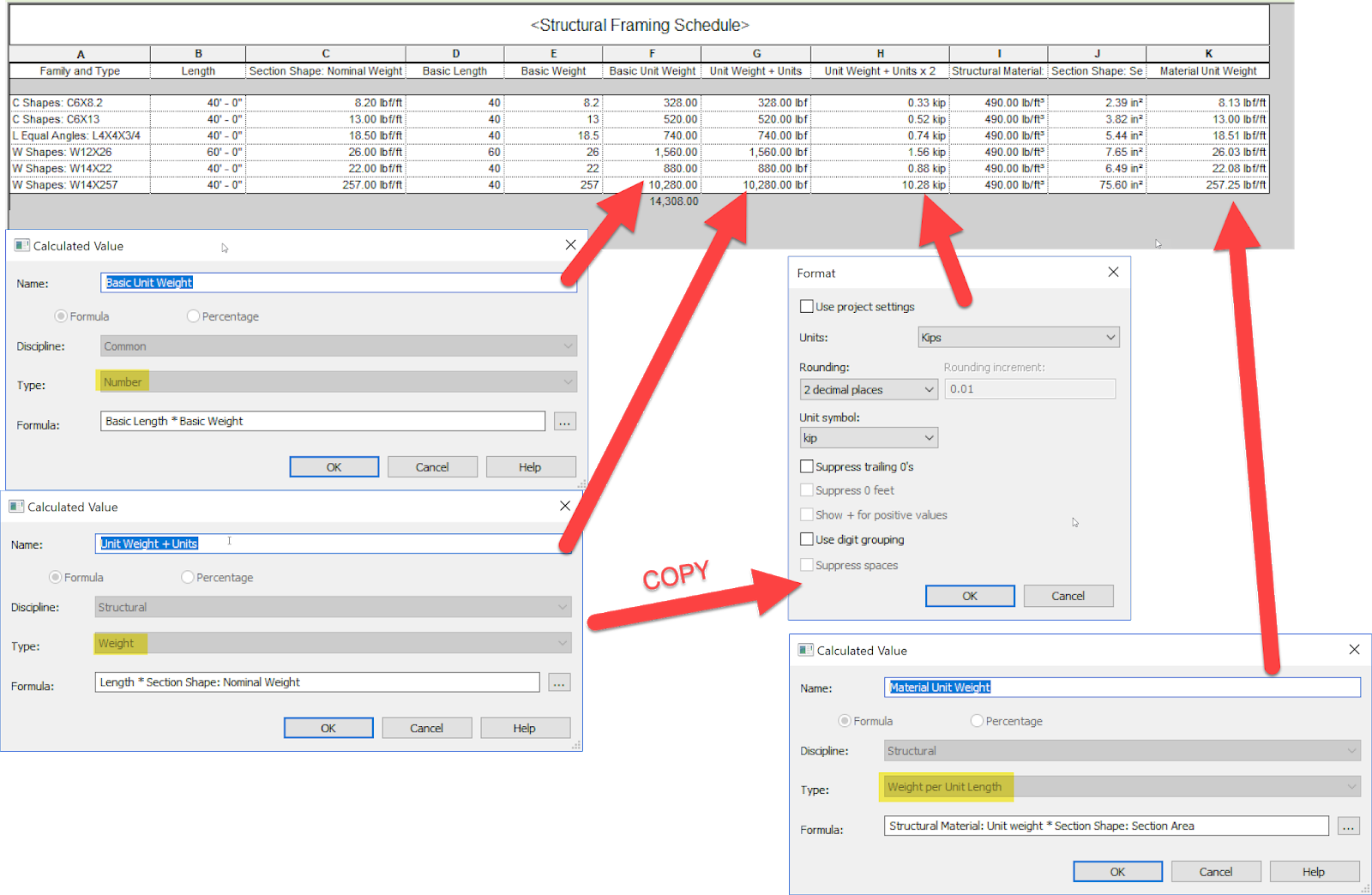 BIM Chapters Revit Parameters Using the Correct Units Structural