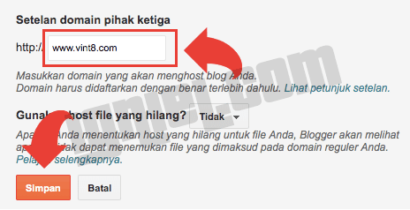 Mengubah Domain blogspot.com Menjadi com Mengubah Domain blogspot.com Menjadi com