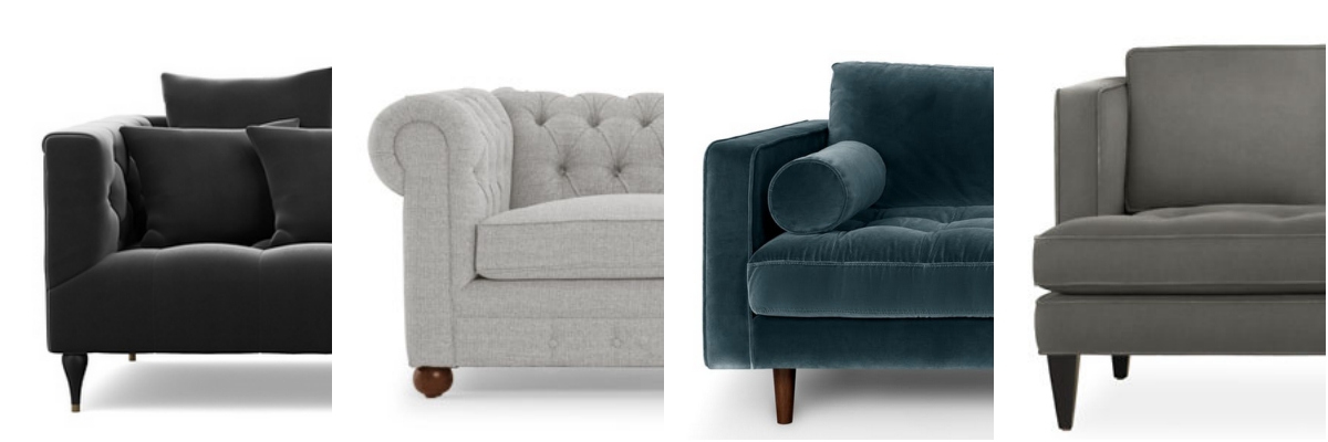 Picking a sofa can be an overwhelming experience and a large investment. Here are some of my favorite sofas available in 2017.