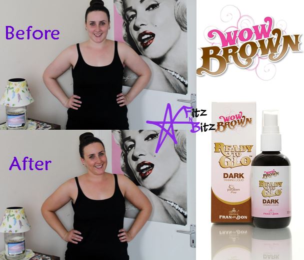 Wow Brown Ready to Glo Self Tanning Liquid in Dark Review