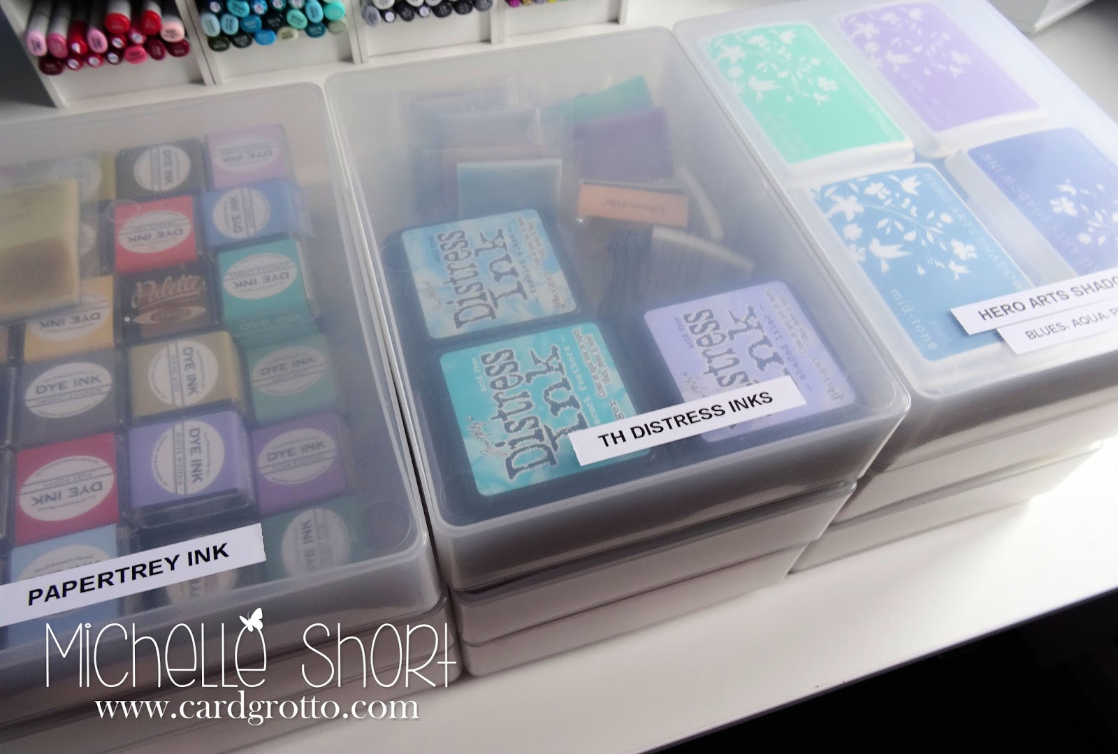 The Card Grotto: Storage Sunday - Ink Pads