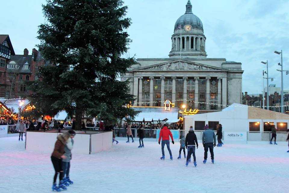Martin Brookes Oakham Rutland Nottingham Christmas Market Ice Skating 2016