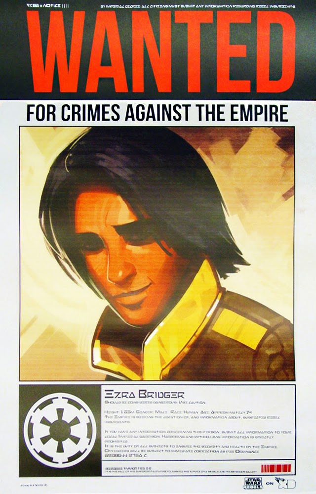 The Geeky Nerfherder: Cool Art: 'Star Wars Rebels' Wanted Posters