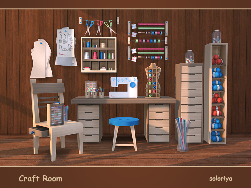 soloriya Craft Room. Sims 4