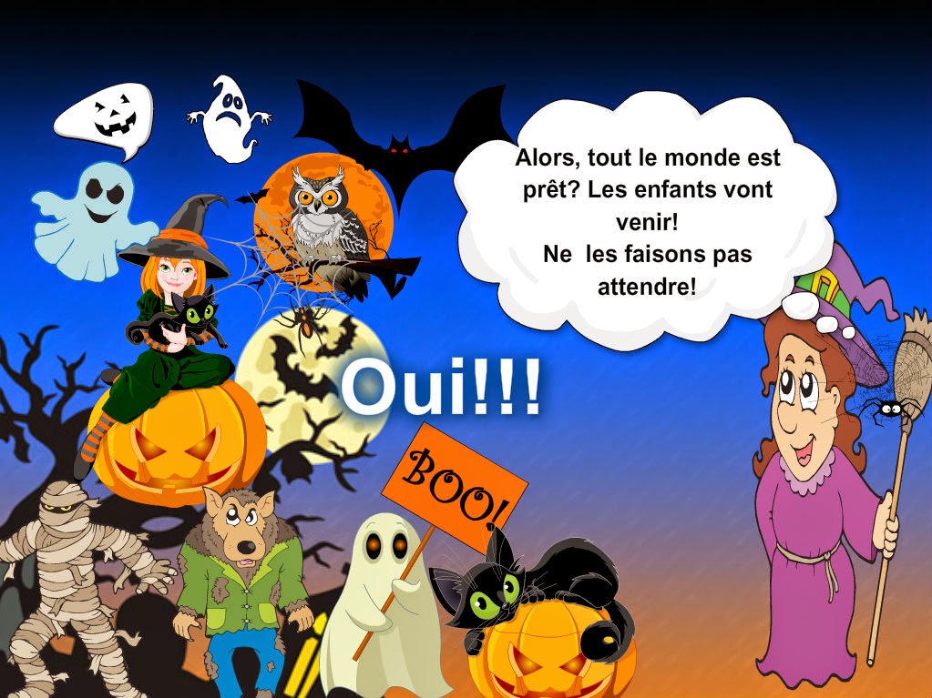JeuxFle: Halloween. Jeu de vocabulaire en ligne