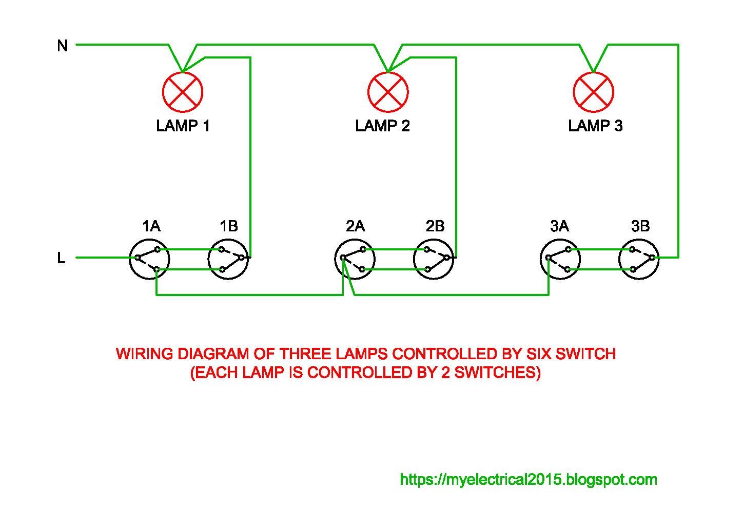 Wiring Diagram Two Lamps One Switch Livegrouplink Org