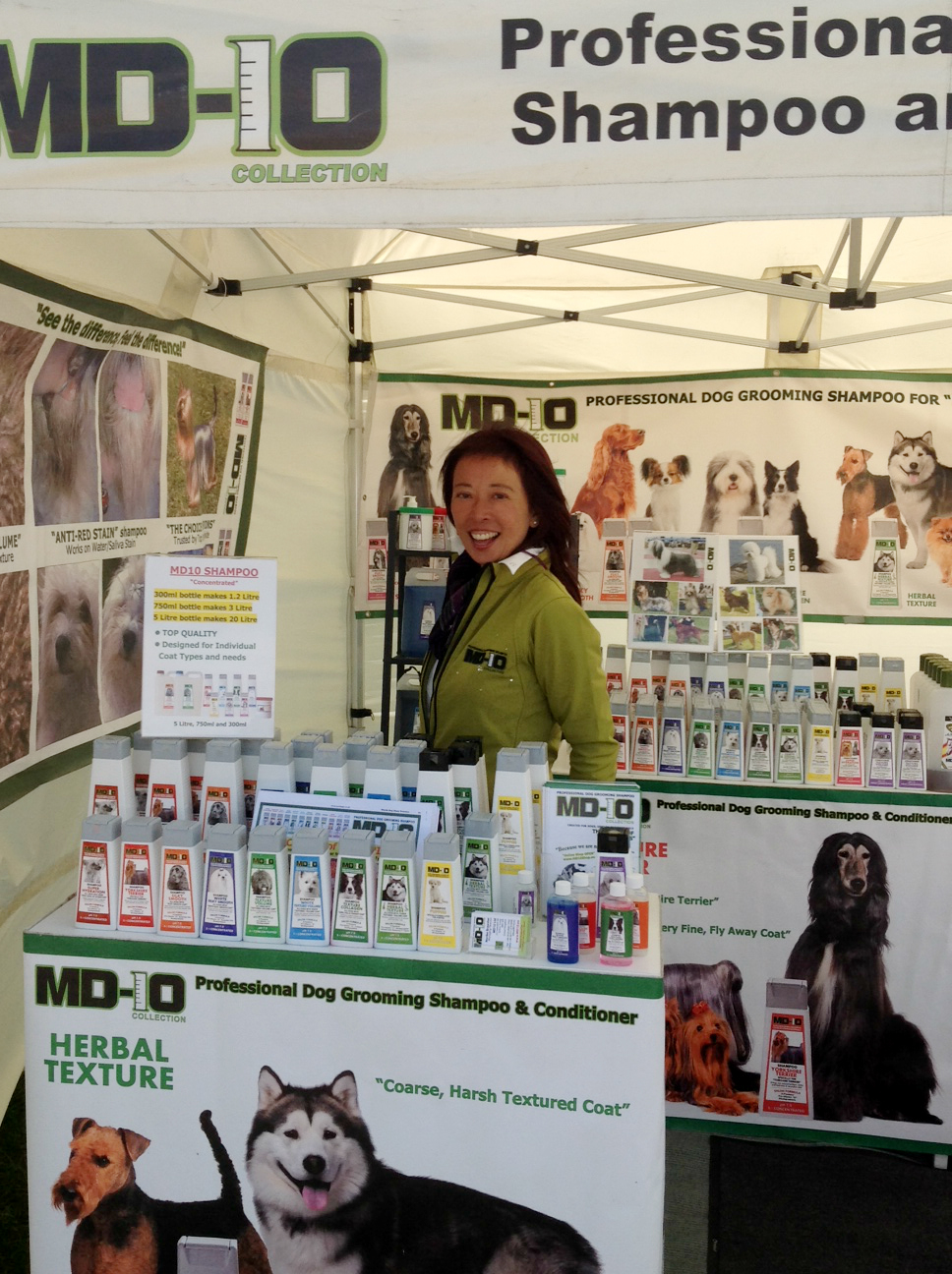 Professional Dog Grooming Shampoo MD10 Collection Champu para Perros