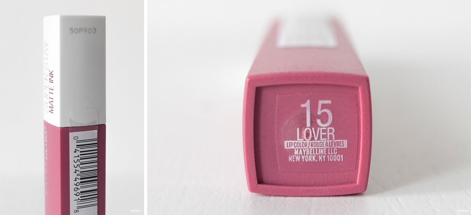 lavlilacs Review MAYBELLINE SuperStay Matte Ink Liquid Lipstick - 15 Lover packaging tube