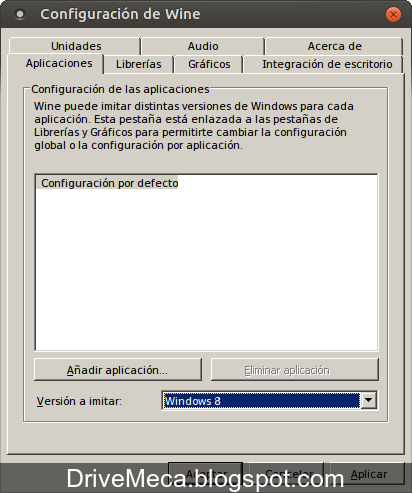 DriveMeca instalando Wine en Linux Ubuntu DriveMeca instalando Wine en Linux Ubuntu