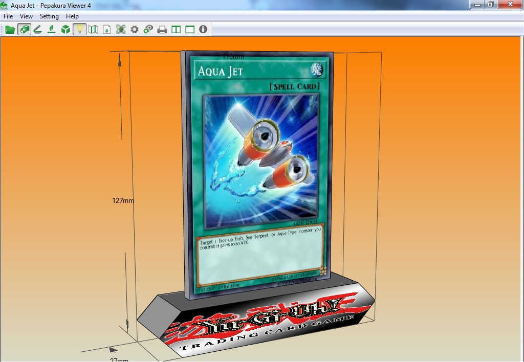 Our World Papercraft Card Yugioh 1