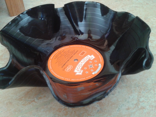 Lollyloop Schallplatten Schale