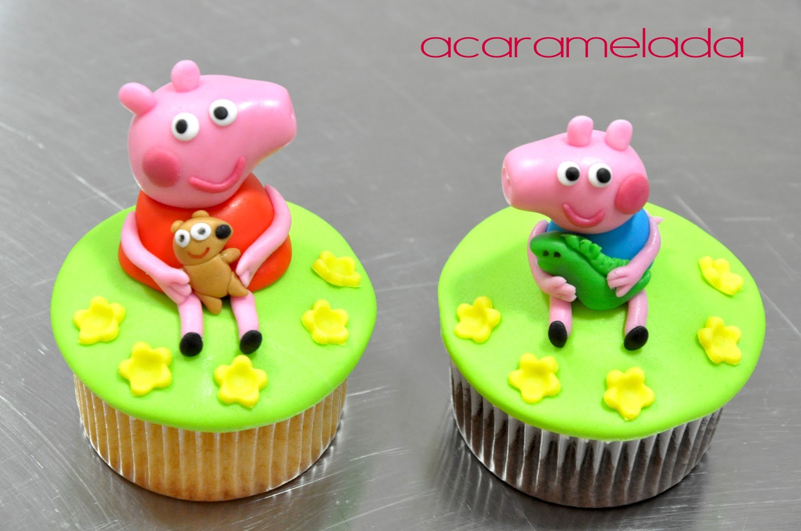 peppa+pig+cupcake.jpg 1.600×1.062 píxeles (con imágenes) | Cupcakes ...