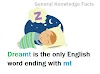 Dreamt : The only word in English language that ends with  letters mt