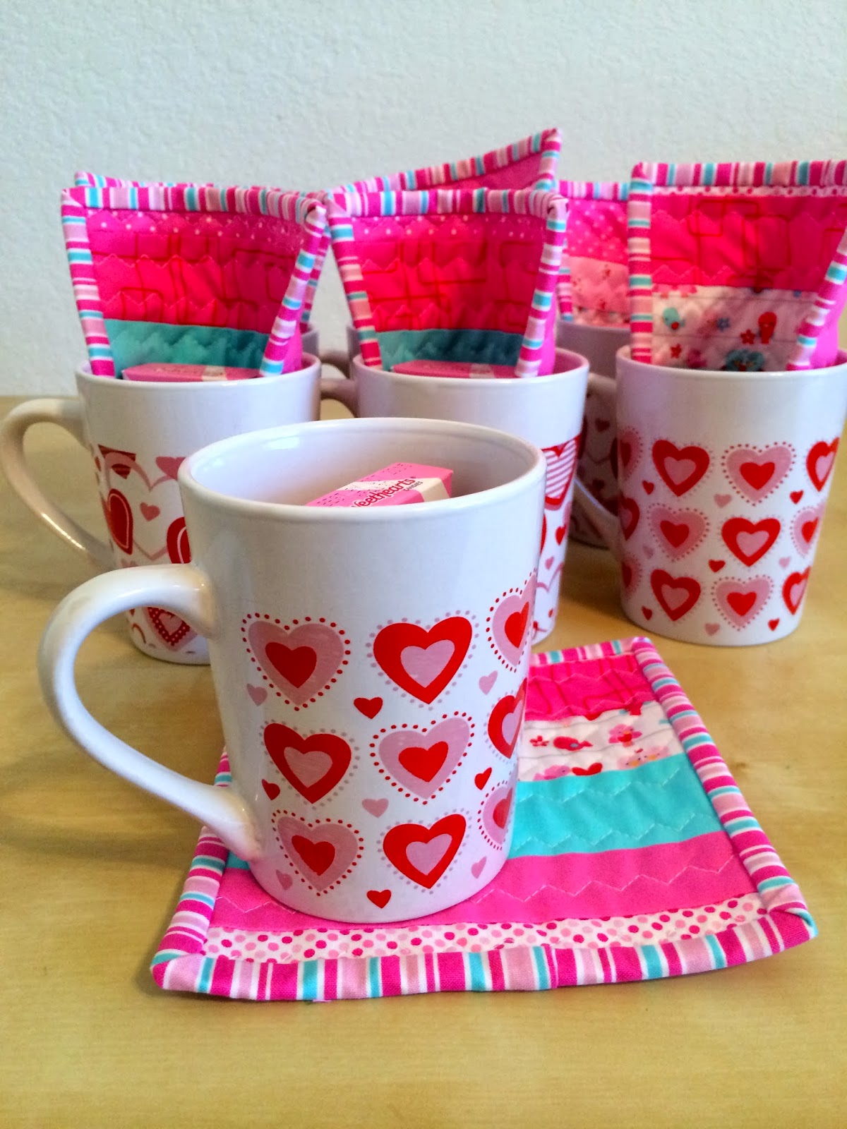ellyn's place Valentine Mug Rugs