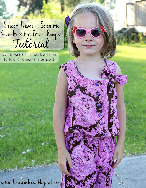 The Scientific Seamstress: cute as a button(up tank romper) can be ...