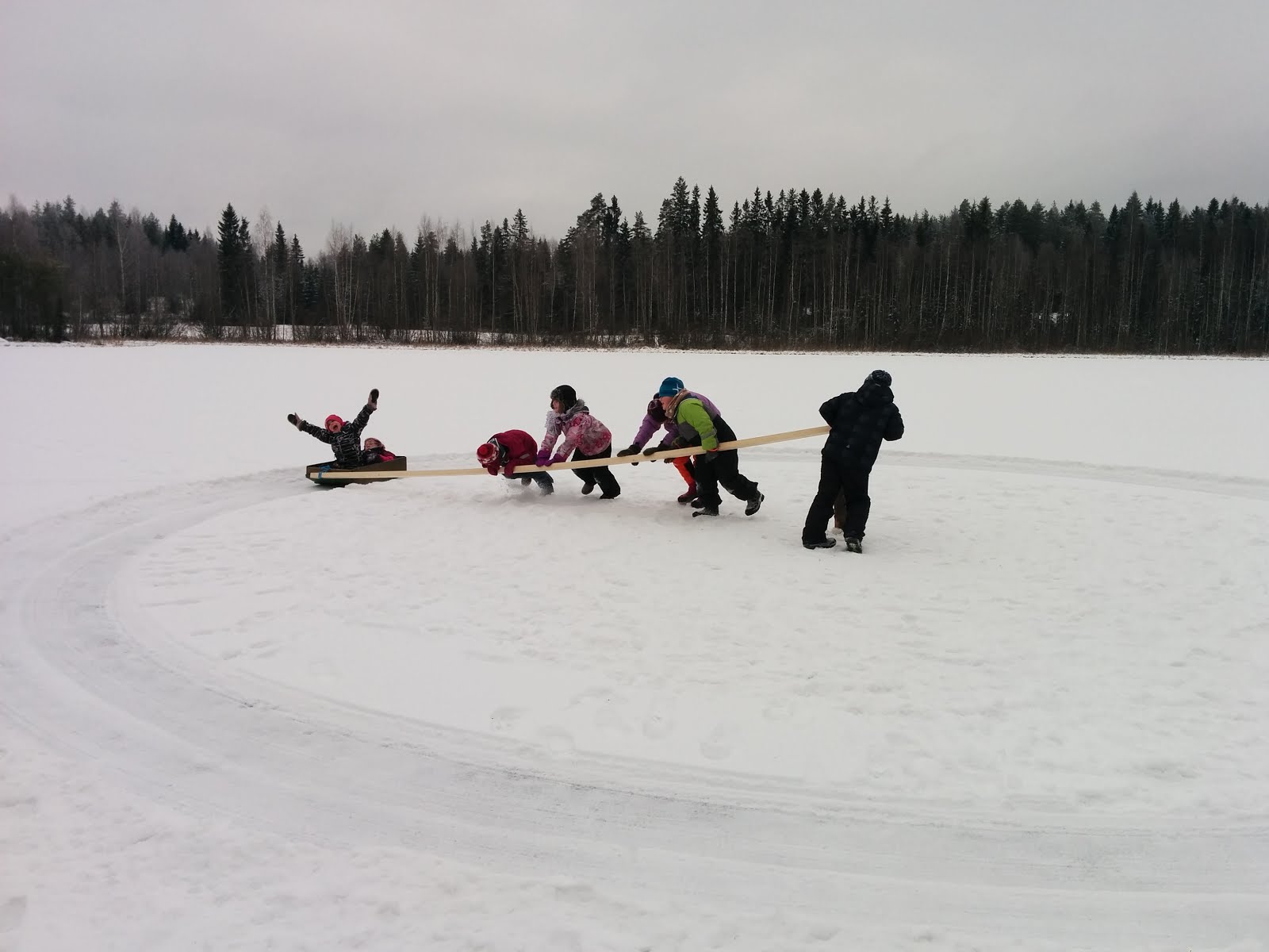 Napakelkka korsulla