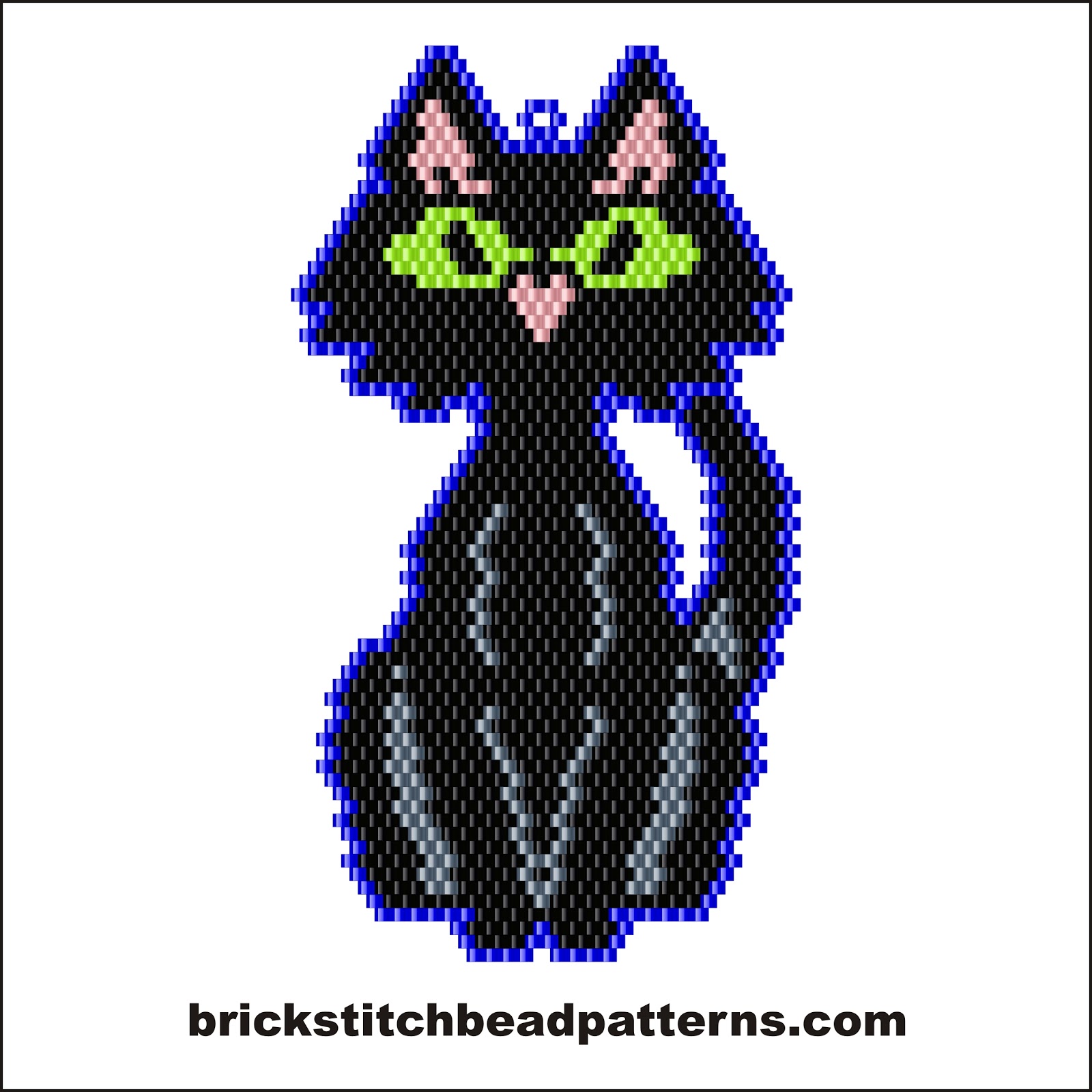 brick stitch bead patterns journal black alley cat toho seed beads color chart
