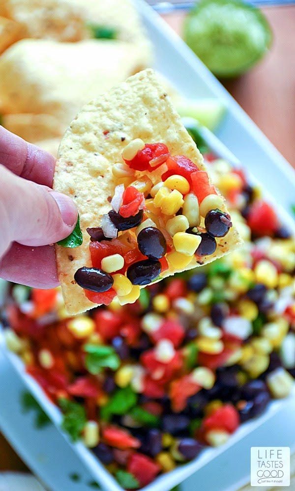 Corn and Black Bean Salsa Life Tastes Good
