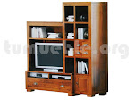 mueble salon teca 4114