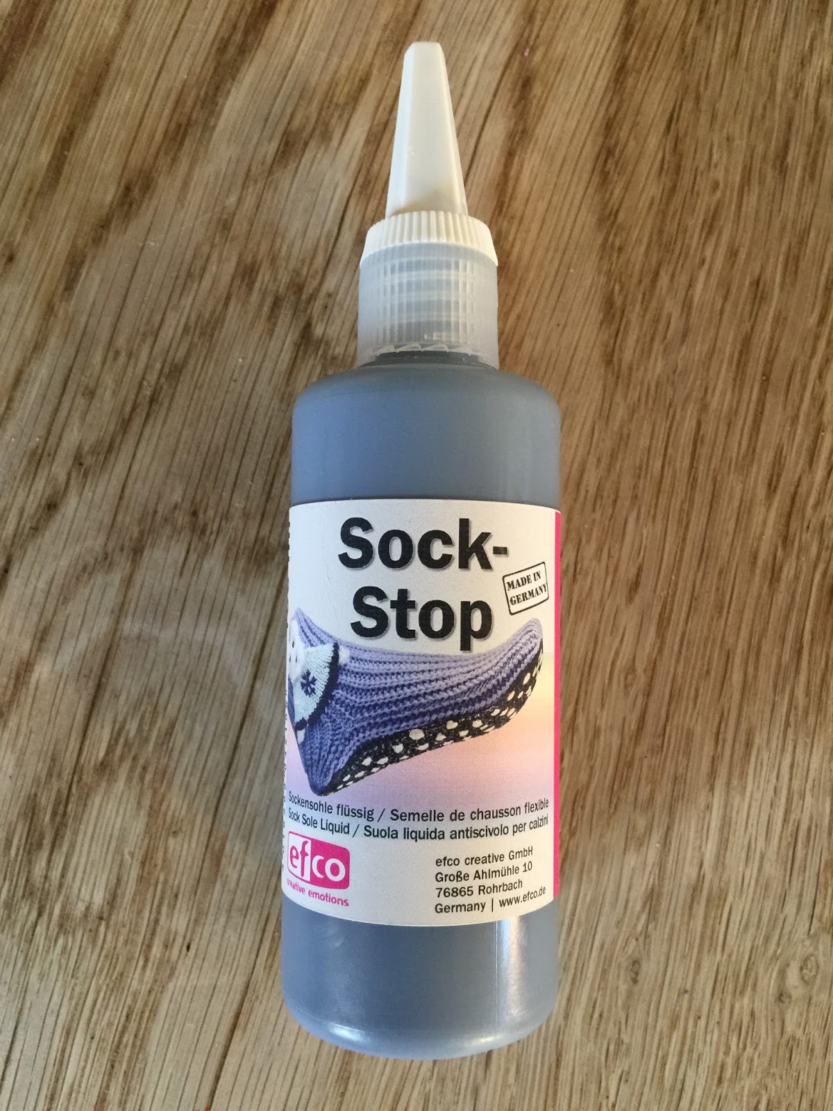 Sock Stop Non Slip 3D Fabric Textile Liquid Paint Sole Grip