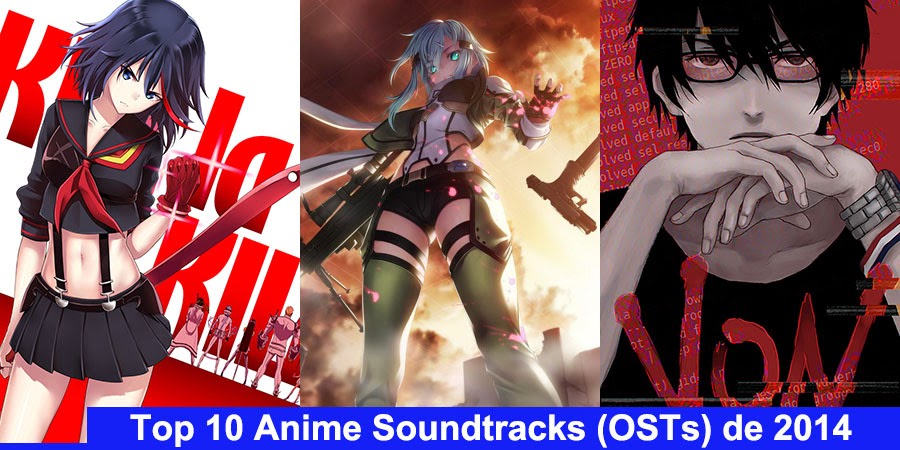 Top 10 - Melhores Soundtracks/OSTs/BGMs de anime de 2014 - IntoxiAnime