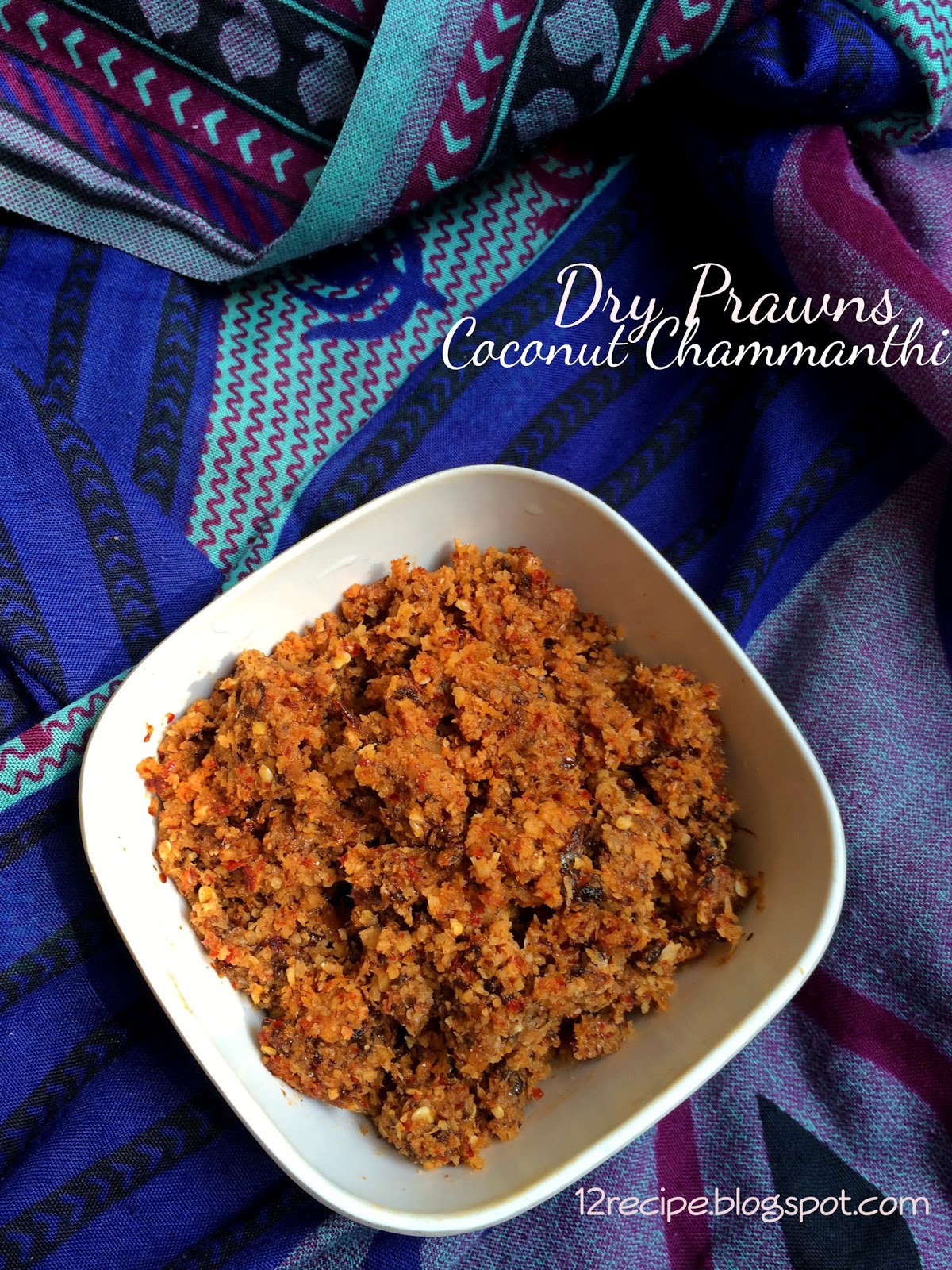 Dry Prawns Coconut Chutney Recipe Book