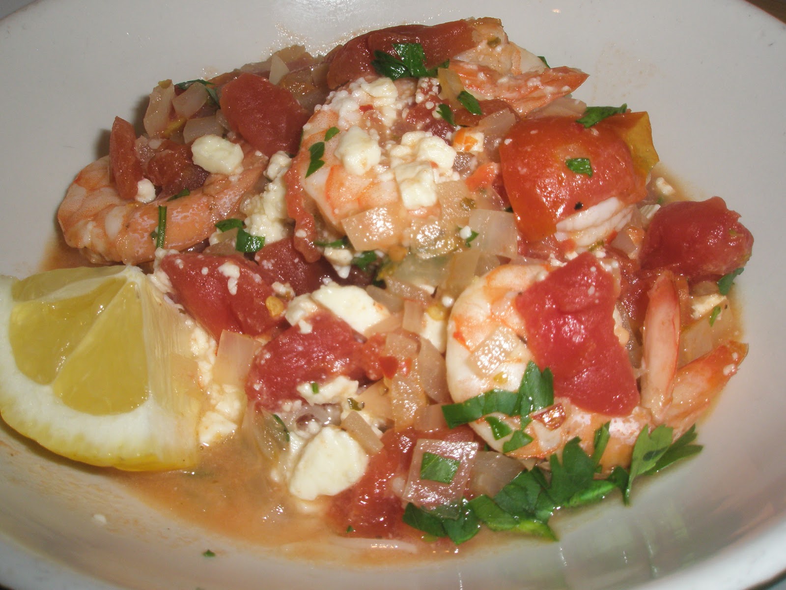 Got it, Cook it Baked Prawns & Feta with Orzo Pasta