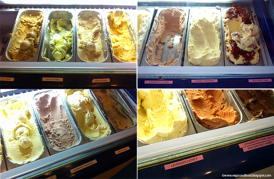 Scoops ice cream Los Angeles Vegas and Food