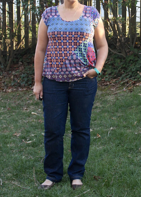 Starting off my spring handmade capsule wardrobe with new jeans sewn from the Ginger Jeans sewing pattern.