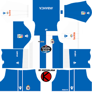 Deportivo de La Coruña Kits 2017/18 - Dream League Soccer
