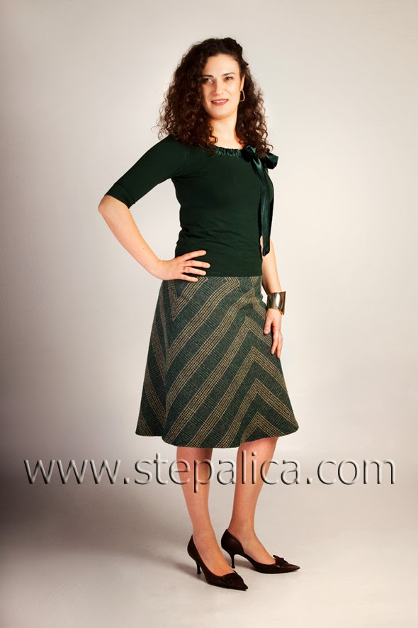 Stepalica: Zlata skirt pattern - skirt from lining pattern