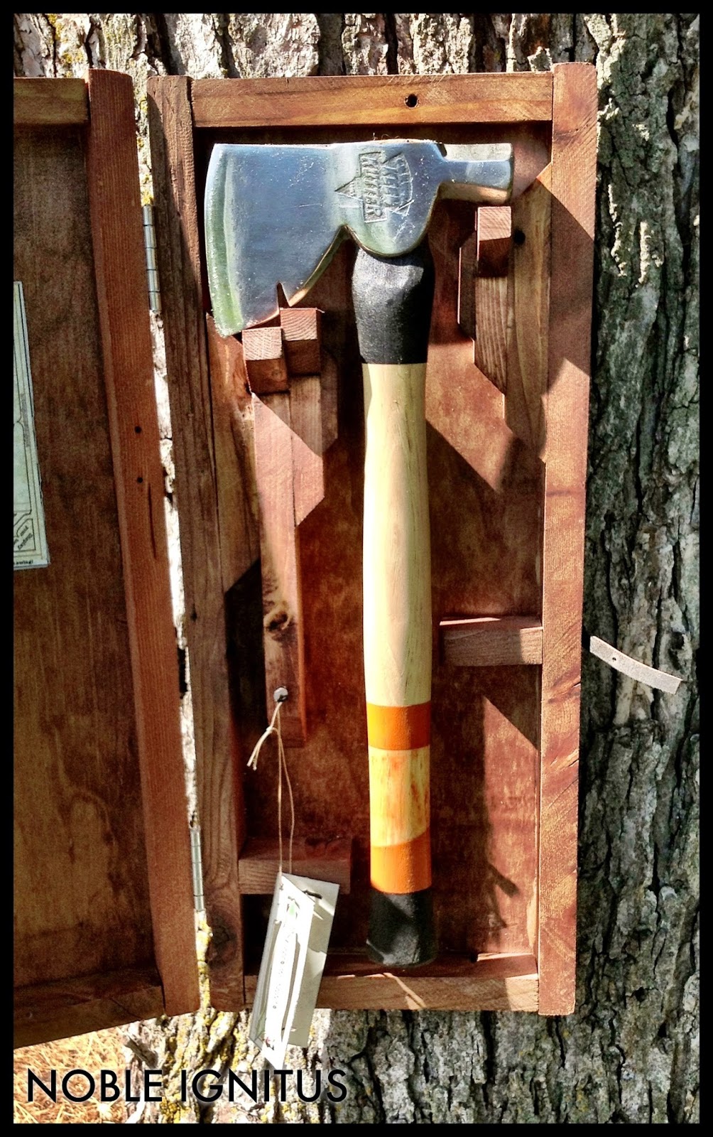 NOBLE IGNITUS 1x keen kutter carpenters hatchet 1x collins camp