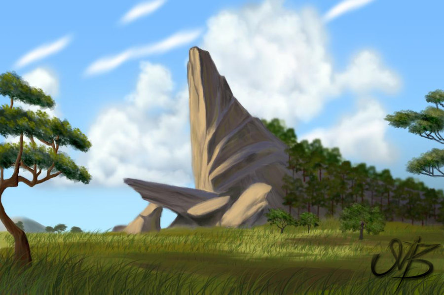 Lion King Simba On Pride Rock